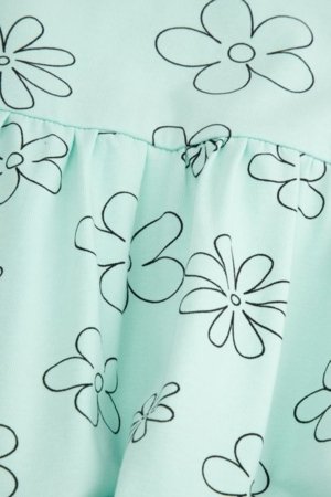 COCCODRILLO suknelė trumpomis rankovėmis, žalia, dydis 