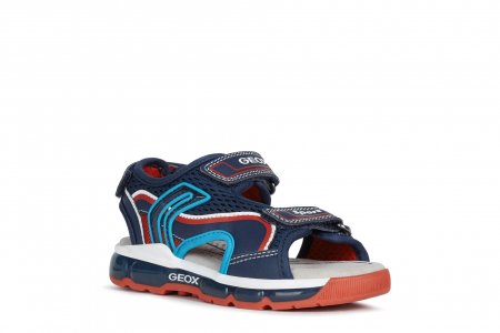 GEOX basutės navy/red, J020QB-014BU-C0735 J020QB-014BU-C0735-3