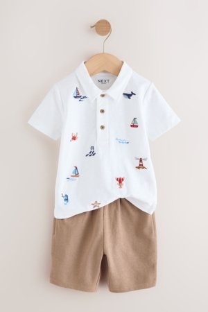 NEXT polo marškiniai trumpomis rankovėmis, AG8738, 80-86 