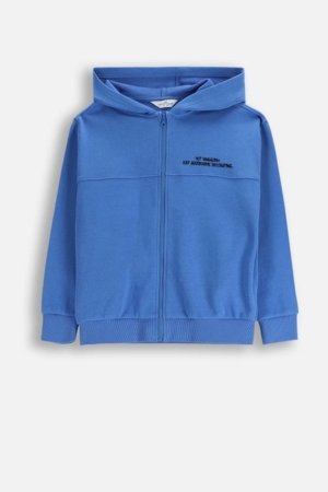 COCCODRILLO susegamas džemperis su gobtuvu, mėlynas, cm 