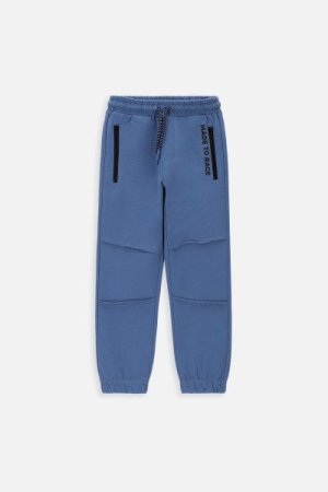 COCCODRILLO sportinės kelnės RACER 90' KIDS, mėlynos, WC4120102RAK-014-0 
