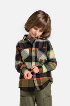 COCCODRILLO marškiniai GRUNGE SWAMP BOY KIDS, multicoloured, ZC4136101GBK-022-122, 122 cm 