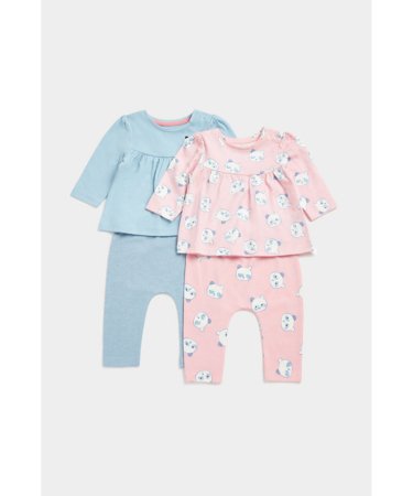 MOTHERCARE marškinėliai ilgomis rankovėmis ir tamprės, 2 vnt., EB490 622634
