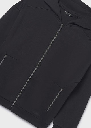 MAYORAL džemperis su gobtuvu, black, 6.417-68, 152  cm 