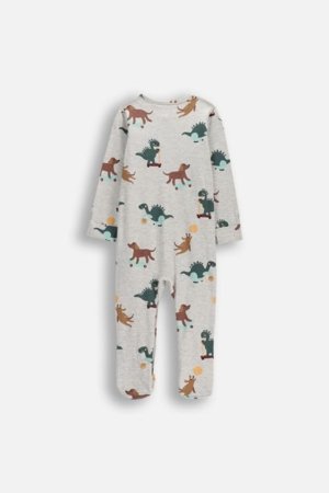 COCCODRILLO šliaužtinukas ilgomis rankovėmis, pilkas, dydis 