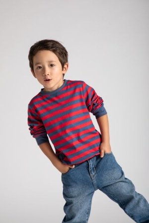 MOKIDA marškinėliai MOKIDA COLLECTION BOY, mėlyni, ZM5143103MCB-015-122, 122 cm 