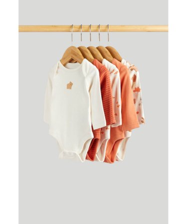 MOTHERCARE smėlinukas ilgomis rankovėmis 5 vnt., AW57401 cm 