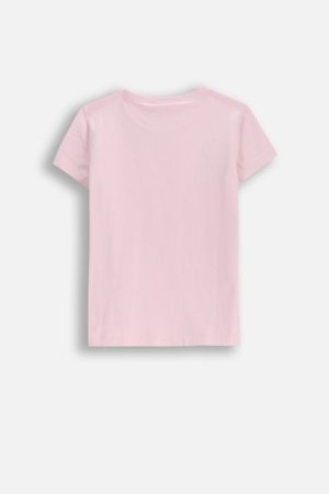 COCCODRILLO marškinėliai trumpomis rankovėmis EVERYDAY GIRL B, rožiniai, WC5143229VGB-007-152, 152 cm 