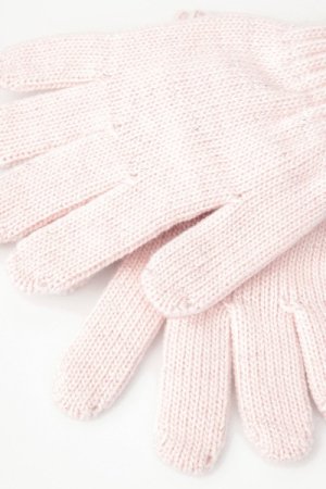 COCCODRILLO pirštuotos pirštinės ACCESSORIES WINTER GIRL, rožinės, ZC3360303AWG-007 