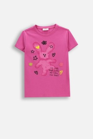 COCCODRILLO marškinėliai trumpomis rankovėmis, rožiniai, WC6143204RGK-007-110, 110 cm 