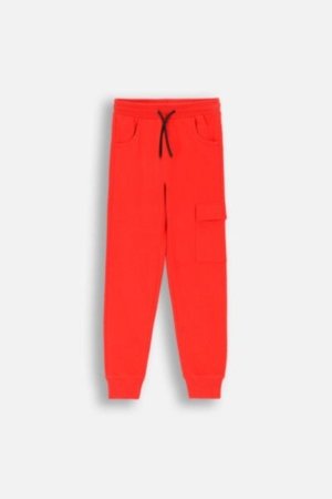 COCCODRILLO sportinės kelnės EVERYDAY BOY A, raudonos, ZC4120105VBA-009-152, 152 cm 