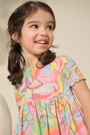 NEXT suknelė trumpomis rankovėmis, AG9785, 110-116