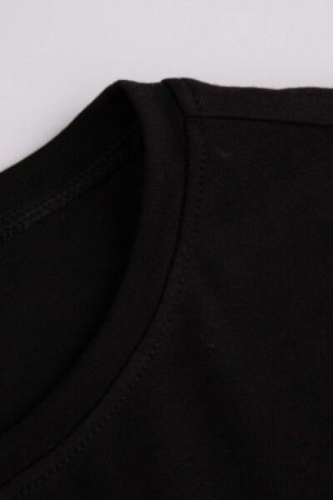 COCCODRILLO marškinėliai MYSTIC NATURE GIRL JUNIOR, juodi, ZC4143201MGJ-021-164, 164 cm 