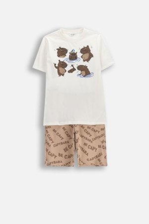 COCCODRILLO pižama, kreminė, WC6448218PJS-022-104, 104/110 dydis 