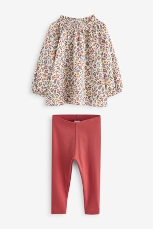 NEXT marškinėliai ilgomis rankovėmis ir tamprės, 386047 68-74