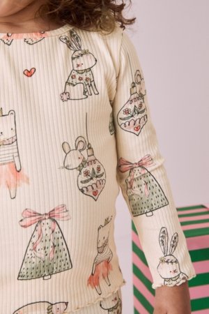 NEXT marškinėliai ilgomis rankovėmis ir tamprės, B74982 104-110 