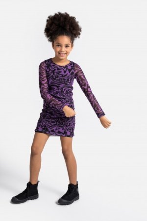 COCCODRILLO suknelė ilgomis rankovėmis JOYFUL PUNK JUNIOR, multicoloured, WC4129101JPJ-022- 