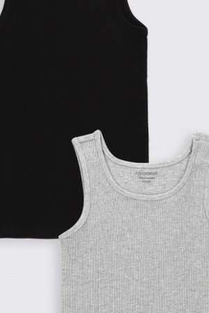 COCCODRILLO apatiniai marškinėliai be rankovių BASIC UNDERWEAR, multicoloured, ZC2407203BAU-022 ZC2407203BAU-022-140
