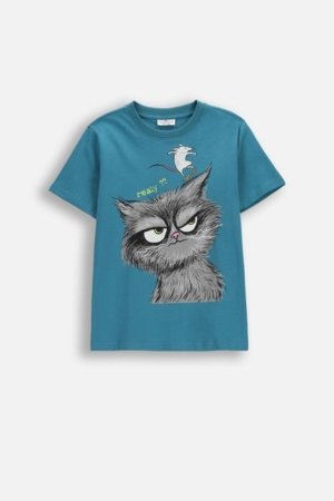 COCCODRILLO marškinėliai trumpomis rankovėmis, žali, dydis 