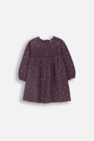 COCCODRILLO suknelė PASTELOVE GIRL NEWBORN, violetinė, ZC4128102PGN-016-086, 86 cm 