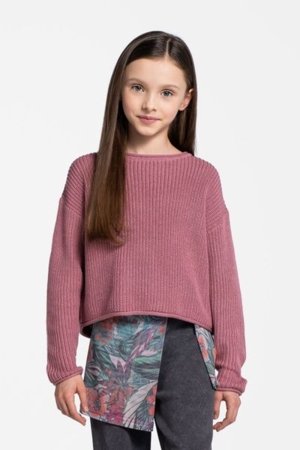 COCCODRILLO megztinis DREAM DIARIES GIRL JUNIOR, rožinis, WC5172101DGJ-033-164, 164 cm 