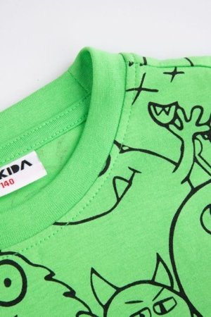MOKIDA marškinėliai MOKIDA COLLECTION BOY, žali, ZM5143206MCB-011-122, 122 cm 