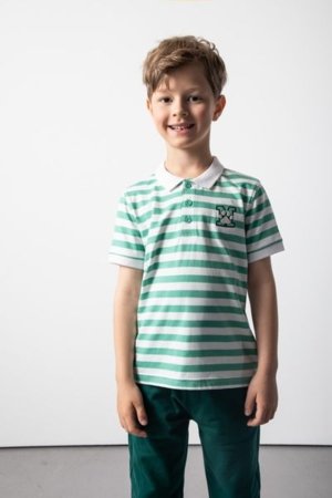 COCCODRILLO marškinėliai ACADEMY BOY KIDS, žali, ZC5143601ABK-011-092, 92 cm 