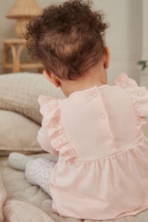 NEXT marškinėliai ilgomis rankovėmis ir tamprės, Q95420 62-68 