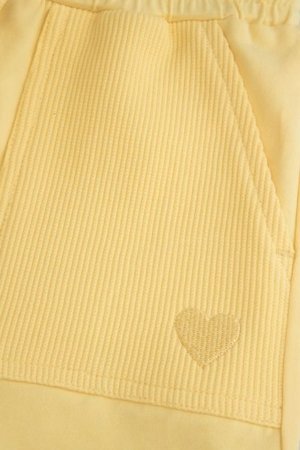 COCCODRILLO šortai HAPPY RETRO GIRL KIDS, geltoni, WC5121401HGK-004-122, 122 cm 