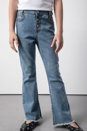 COCCODRILLO kelnės JEANS COLLECTION GIRL, mėlynos, cm 