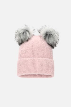 COCCODRILLO kepurė ACCESSORIES WINTER GIRL, rožinė, ZC3364304AWG-007 