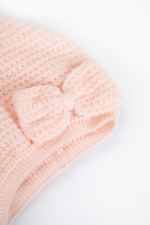 COCCODRILLO kepurė ACCESSORIES SPRING GIRL, powder pink, WC3364317ASG-033 WC3364317ASG-033-040