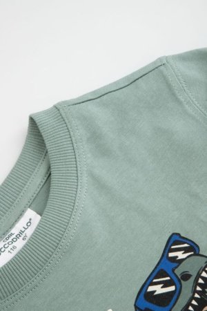 COCCODRILLO marškinėliai ilgomis rankovėmis, žali, cm 