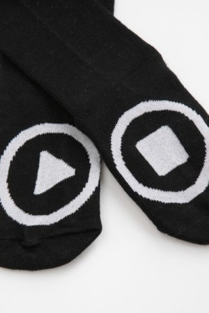COCCODRILLO kojinės SOCKS BOY, juodos, ZC3382401SOB-021 ZC3382401SOB-021-030