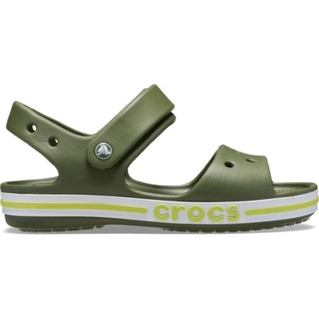 CROCS šlepetės BAYABAND, žalios, 211055-309, 22 dydis 