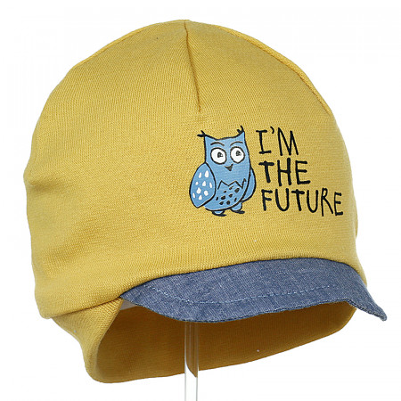 PUPILL Kepurė Future 19 mustard 44-46 FUTURE 19 MUSTARD