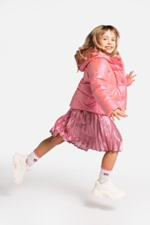 COCCODRILLO striukė OUTERWEAR GIRL KIDS, rožinė, WC5152702OGK-025-146, 146 cm 