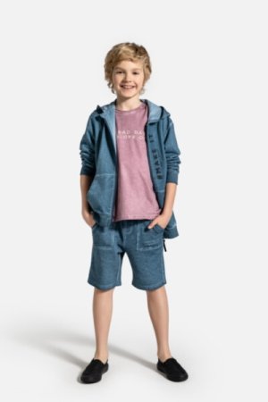 COCCODRILLO šortai NEW WAVE JUNIOR, mėlyni, WC4120503NWJ-014-152, 152 cm 