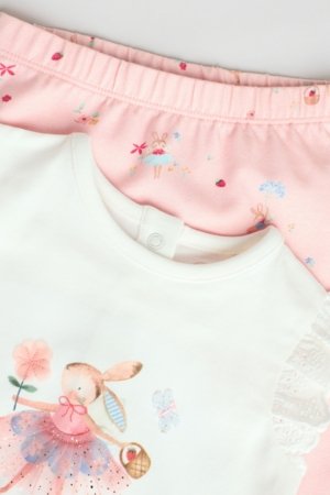 NEXT marškinėliai trumpomis rankovėmis ir tamprės, AA6495, 80-86