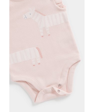 MOTHERCARE smėlinukas trumpomis rankovėmis, kelnės ir kepurė, EB413 
