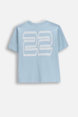 COCCODRILLO marškinėliai trumpomis rankovėmis, mėlyni, WC6143208MBJ-014-128, 128 cm 