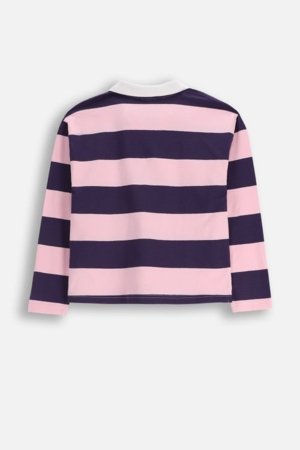 COCCODRILLO polo marškinėliai ilgomis rankovėmis, rožiniai, cm 