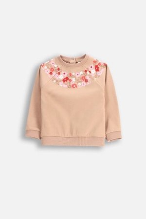 COCCODRILLO džemperis NOSTALGIC MEADOW GIRL NEWBORN, kreminis, WC5132101NGN-002-086, 86 cm 