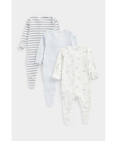 MOTHERCARE šliaužtinukas ilgomis rankovėmis, 3 vnt., CB274 608104