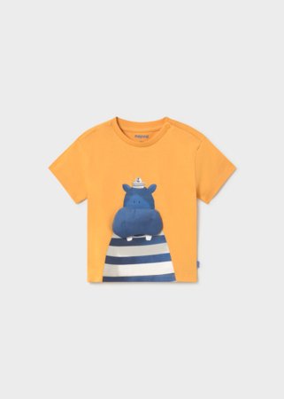 MAYORAL marškinėliai trumpomis rankovėmis, peach, 1.011-88, cm 