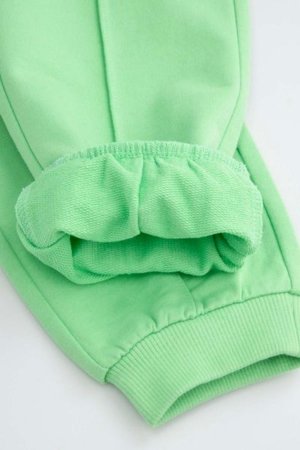 COCCODRILLO kelnės MAXITROPIC GIRL KIDS, žalios, WC5120102MGK-011-122, 122 cm 