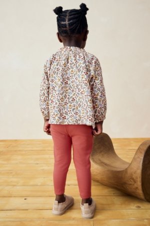 NEXT marškinėliai ilgomis rankovėmis ir tamprės, 386047 68-74 