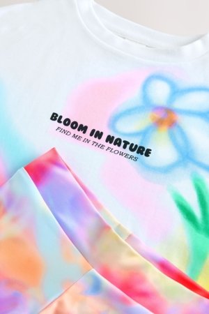 NEXT marškinėliai trumpomis rankovėmis ir tamprės, E89369 152 