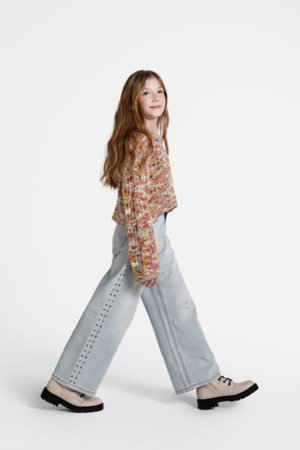 COCCODRILLO megztinis NOSTALGIC MEADOW GIRL JUNIOR, spalvotas, WC5172103NGJ-022-164, 164 cm 