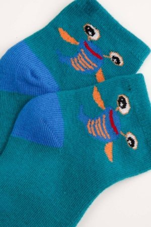 COCCODRILLO kojinės, žalios, WC6382221SOB-011-023, 23/26 cm 